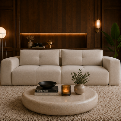 Canapea Extensibilă Nossa, 248 cm, Funcție Pat 200 x 145 cm, Ladă de Depozitare, Design Modern Premium
