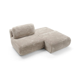 Canapea Extensibilă Vibe, 220 cm, Pat 200 x 160 cm, 2 Lăzi de Depozitare, Design Modular Premium