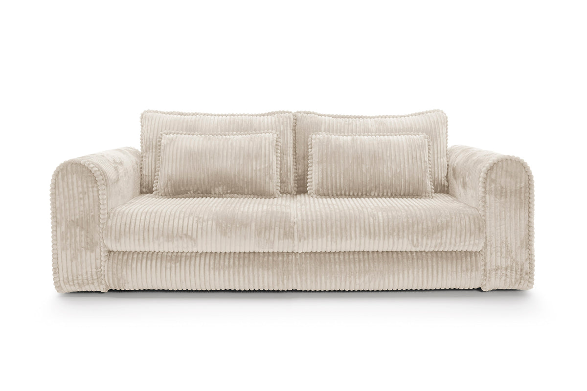 Canapea Extensibilă Bellagio, 260 cm, Funcție Pat 200 x 160 cm, Ladă de Depozitare, Design Modern Premium