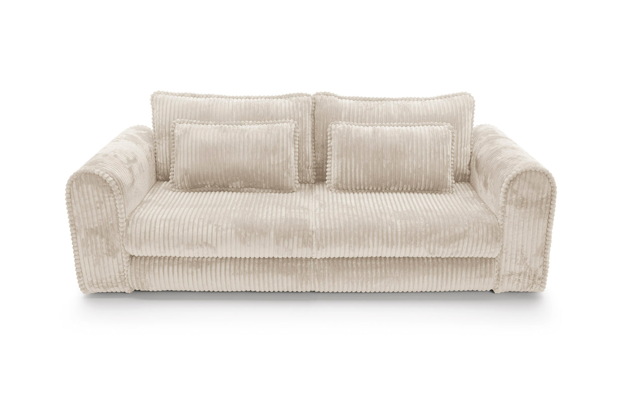 Canapea Extensibilă Bellagio, 260 cm, Funcție Pat 200 x 160 cm, Ladă de Depozitare, Design Modern Premium