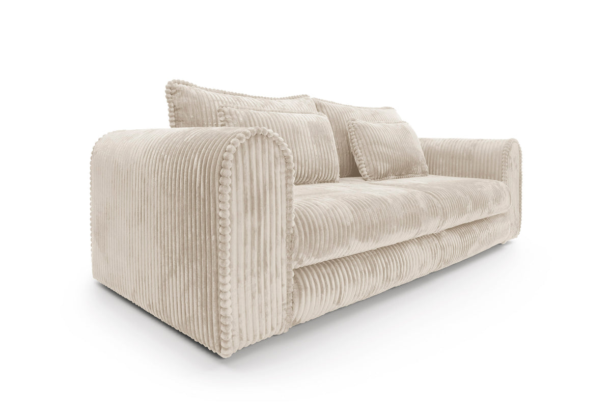 Canapea Extensibilă Bellagio, 260 cm, Funcție Pat 200 x 160 cm, Ladă de Depozitare, Design Modern Premium