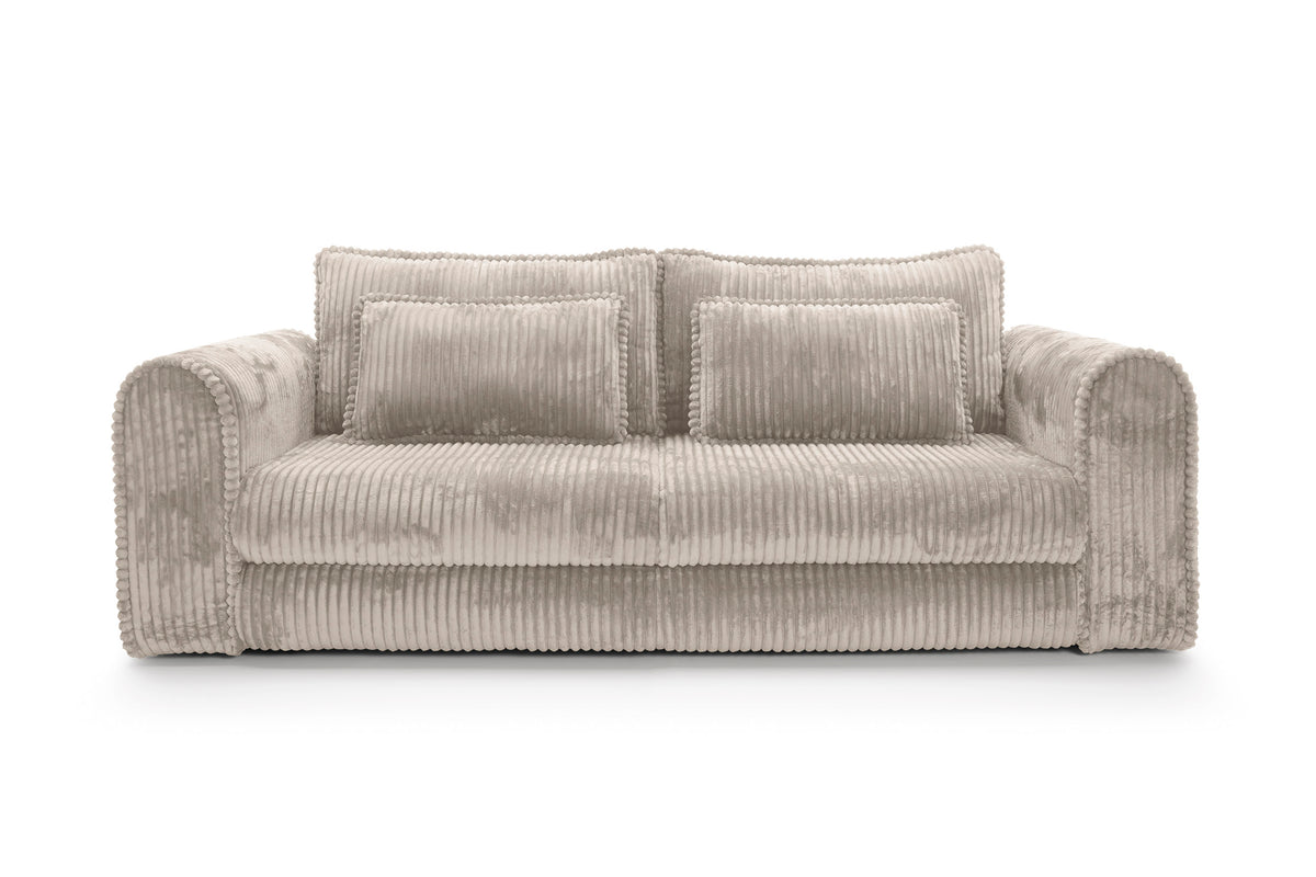 Canapea Extensibilă Bellagio, 260 cm, Funcție Pat 200 x 160 cm, Ladă de Depozitare, Design Modern Premium