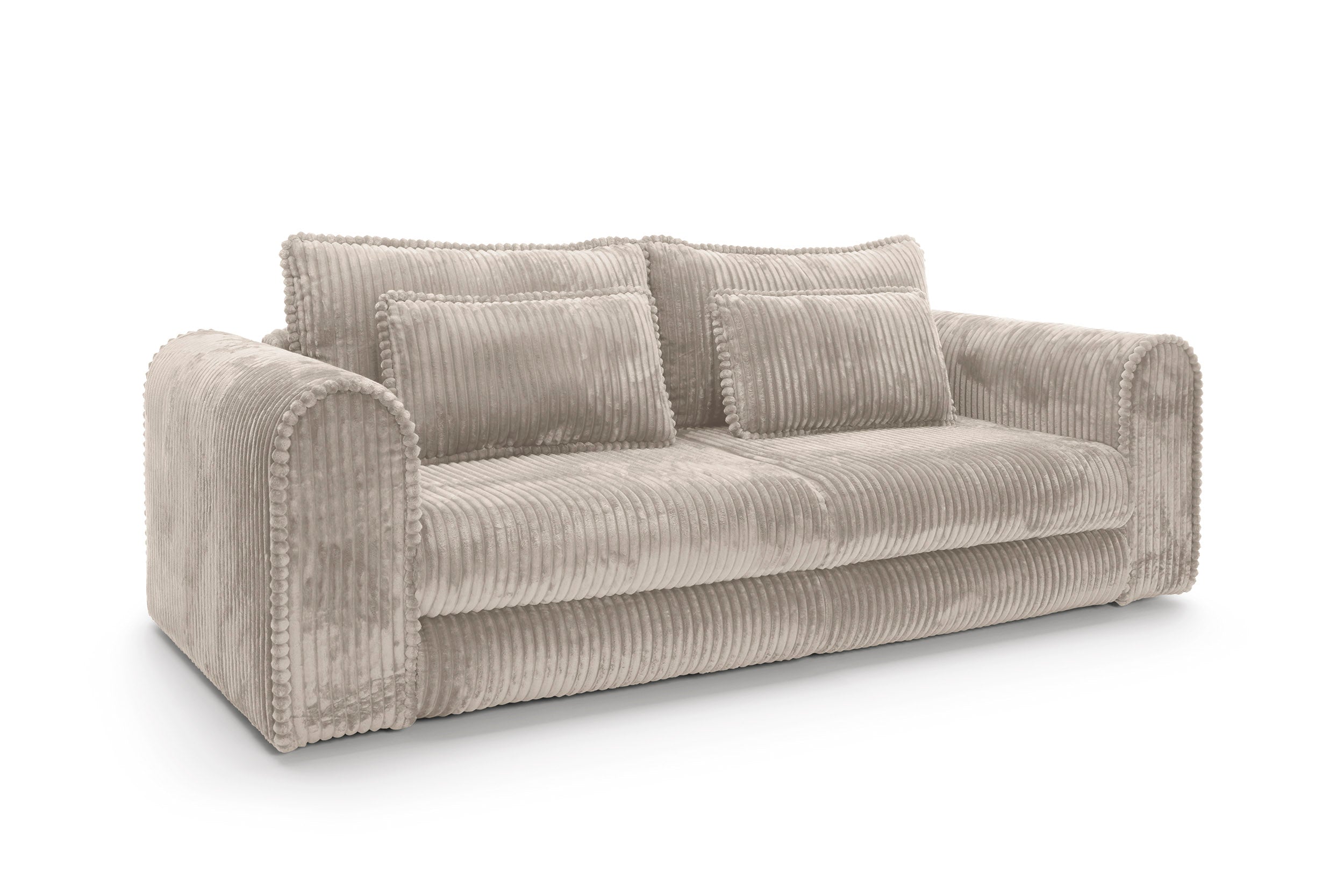 Canapea Extensibilă Bellagio, 260 cm, Funcție Pat 200 x 160 cm, Ladă de Depozitare, Design Modern Premium