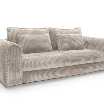 Canapea Extensibilă Bellagio, 260 cm, Funcție Pat 200 x 160 cm, Ladă de Depozitare, Design Modern Premium