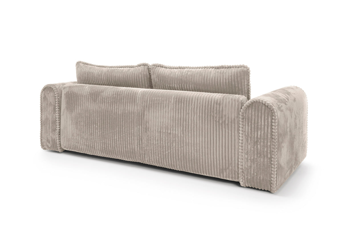Canapea Extensibilă Bellagio, 260 cm, Funcție Pat 200 x 160 cm, Ladă de Depozitare, Design Modern Premium