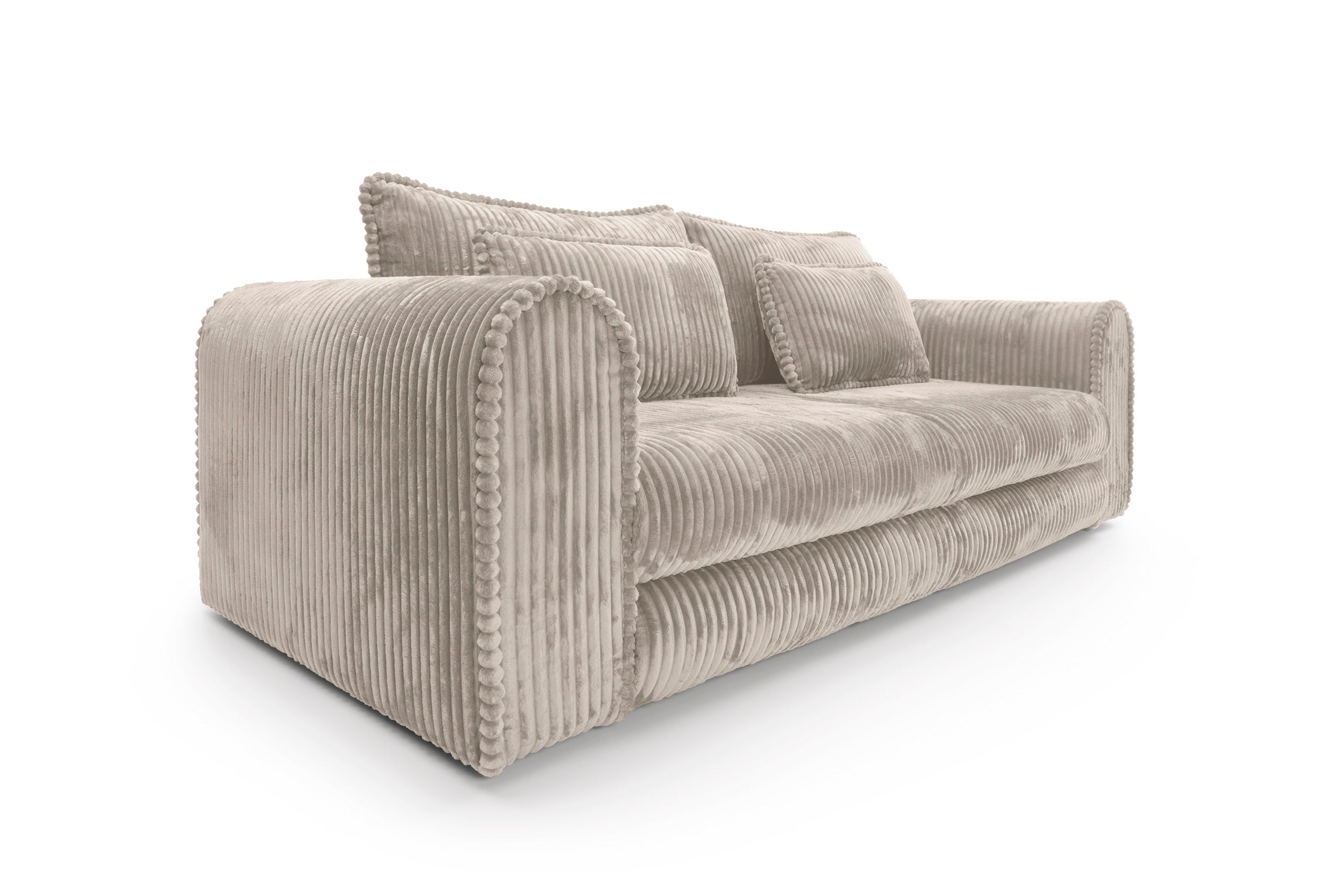 Canapea Extensibilă Bellagio, 260 cm, Funcție Pat 200 x 160 cm, Ladă de Depozitare, Design Modern Premium