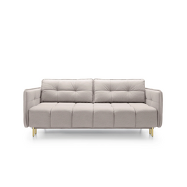 Canapea Extensibilă Cairo, 222 cm, Funcție Pat 200 x 140 cm, Ladă de Depozitare, Pocket Spring, Design Modern Premium