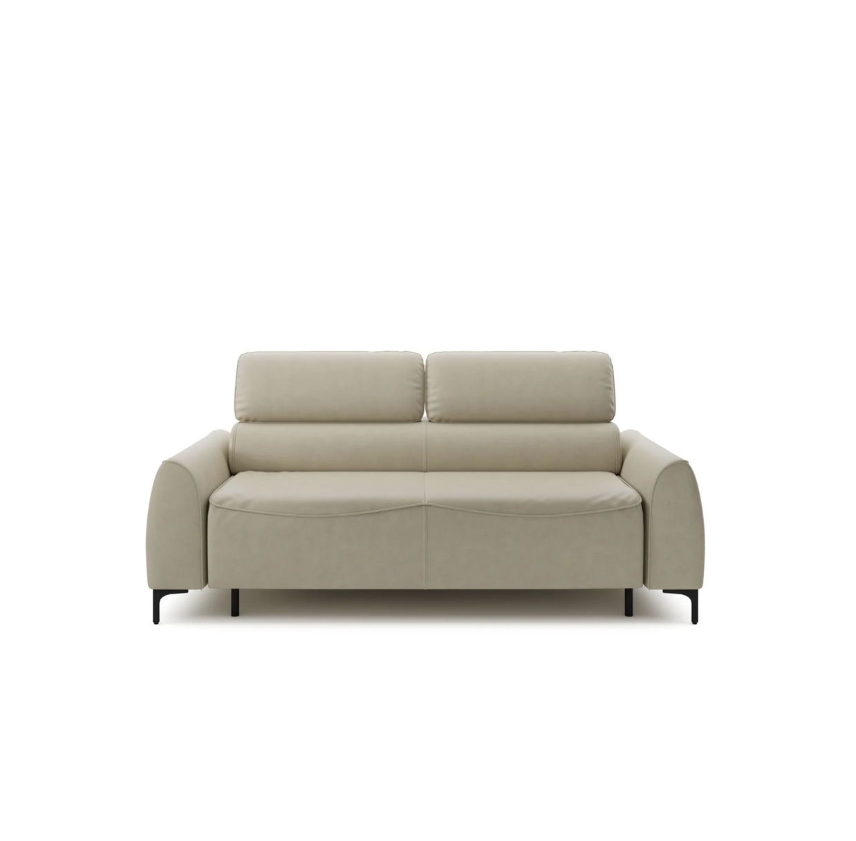 Canapea Extensibilă Modena, 208 cm, Pat 200 x 140 cm, Sistem Italian, Tetiere Reglabile, Design Modern Premium