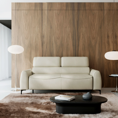 Canapea Extensibilă Modena, 208 cm, Pat 200 x 140 cm, Sistem Italian, Tetiere Reglabile, Design Modern Premium