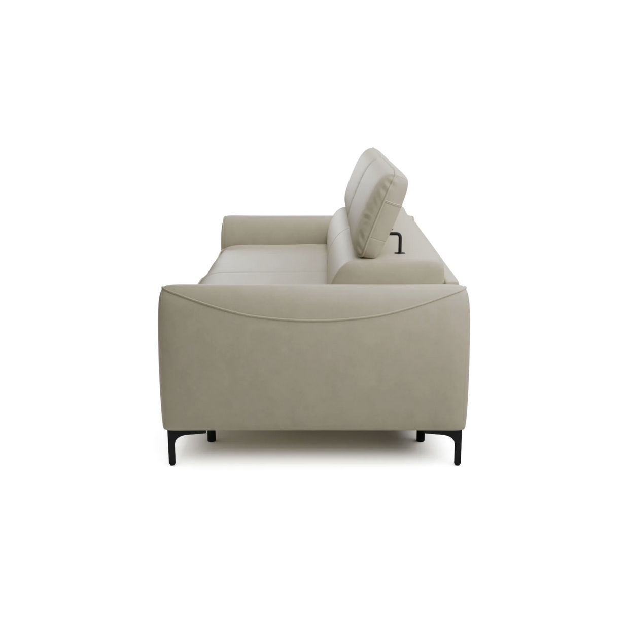 Canapea Extensibilă Modena, 208 cm, Pat 200 x 140 cm, Sistem Italian, Tetiere Reglabile, Design Modern Premium
