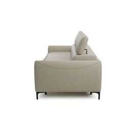 Canapea Extensibilă Modena, 208 cm, Pat 200 x 140 cm, Sistem Italian, Tetiere Reglabile, Design Modern Premium