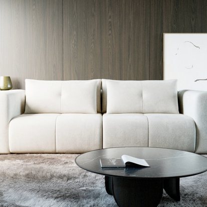 Canapea Extensibilă Nossa, 248 cm, Funcție Pat 200 x 145 cm, Ladă de Depozitare, Design Modern Premium