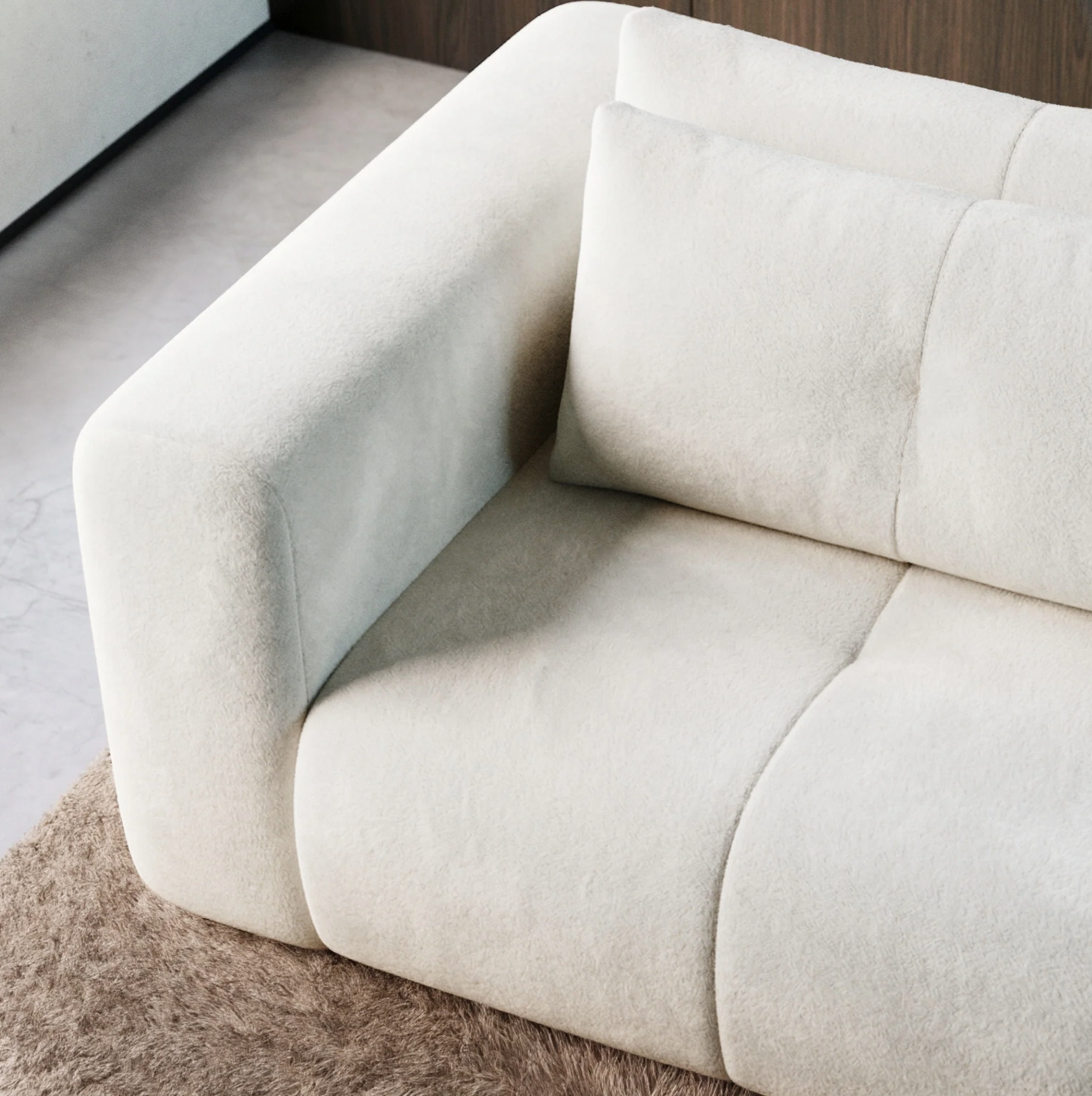 Canapea Extensibilă Nossa, 248 cm, Funcție Pat 200 x 145 cm, Ladă de Depozitare, Design Modern Premium