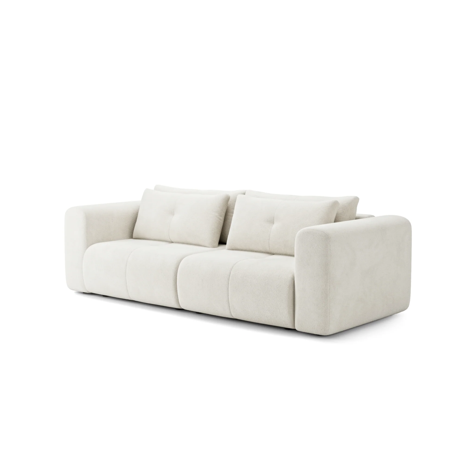 Canapea Extensibilă Nossa, 248 cm, Funcție Pat 200 x 145 cm, Ladă de Depozitare, Design Modern Premium