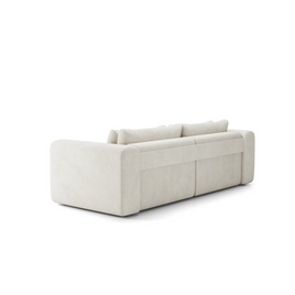 Canapea Extensibilă Nossa, 248 cm, Funcție Pat 200 x 145 cm, Ladă de Depozitare, Design Modern Premium