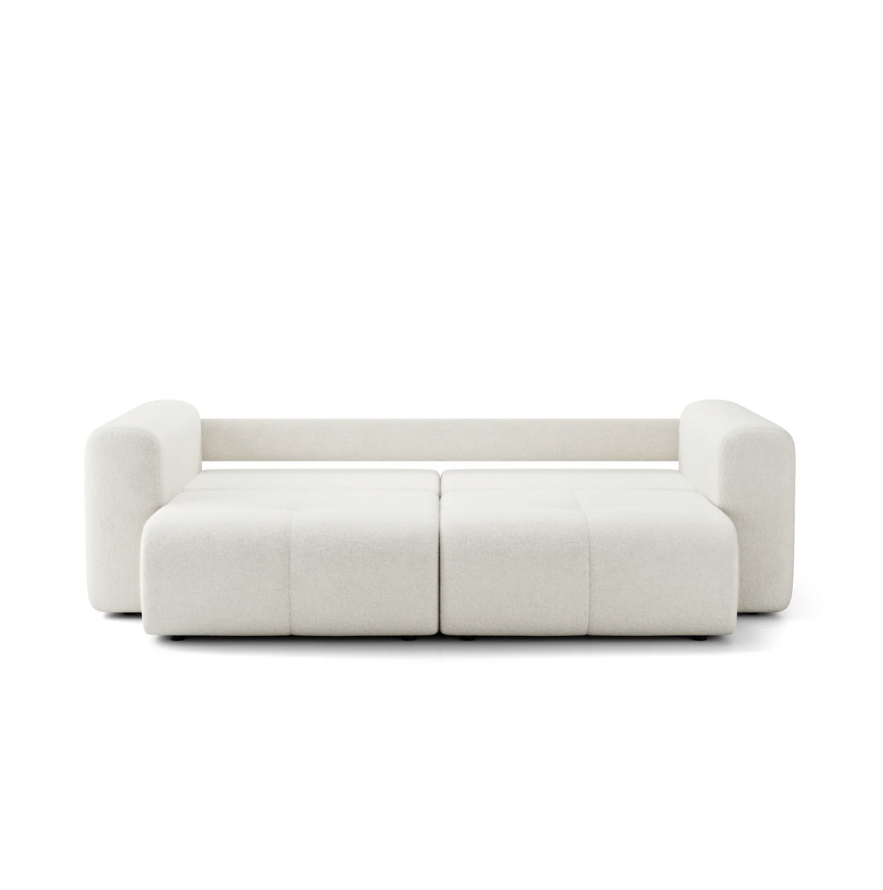 Canapea Extensibilă Nossa, 248 cm, Funcție Pat 200 x 145 cm, Ladă de Depozitare, Design Modern Premium