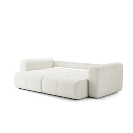 Canapea Extensibilă Nossa, 248 cm, Funcție Pat 200 x 145 cm, Ladă de Depozitare, Design Modern Premium