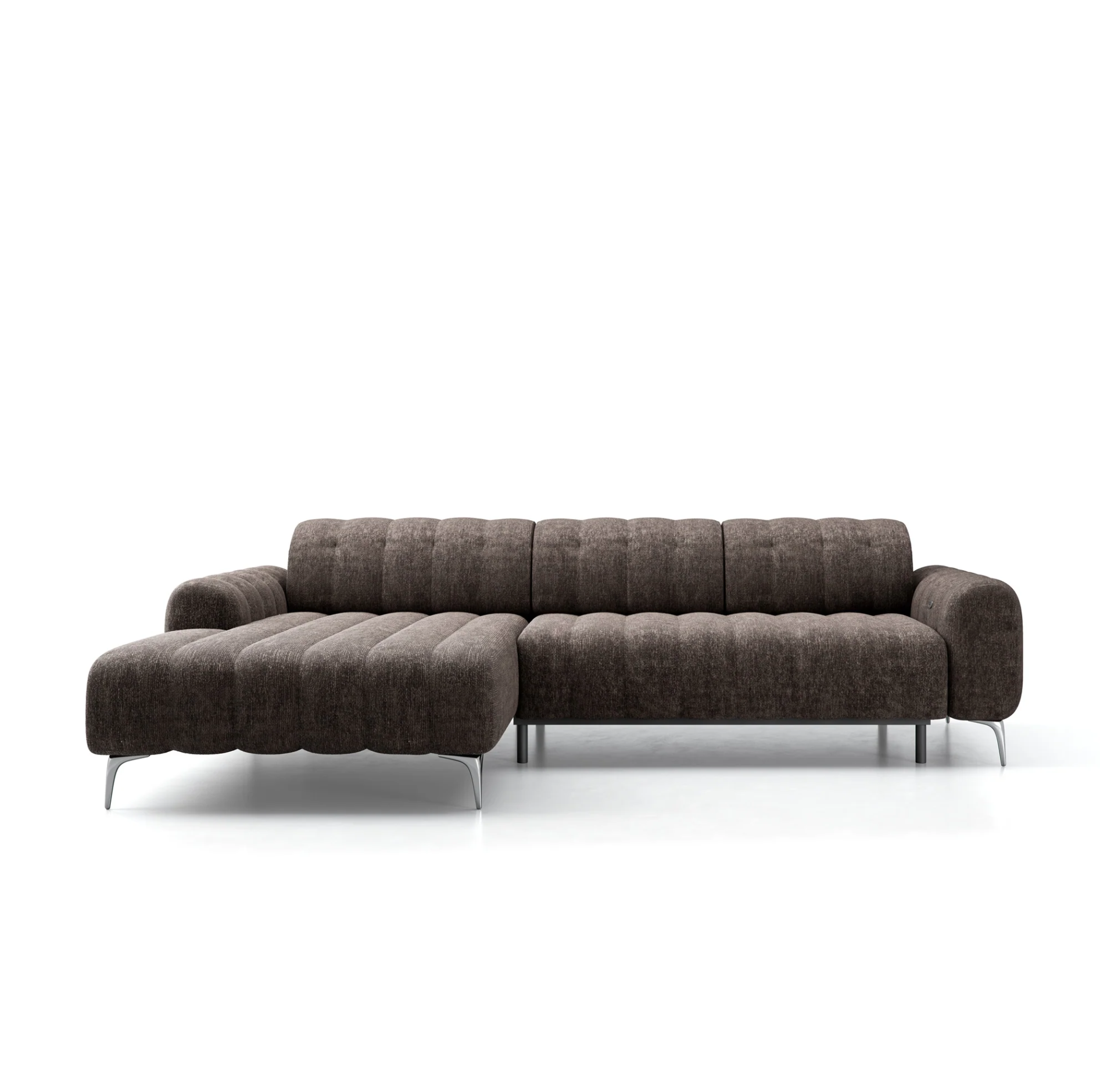 Colțar Pandora I, 283 cm, Extensie Electrică a Șezutului, Funcție Dormit 230 x 90 cm, Tetiere Reglabile, Design Premium