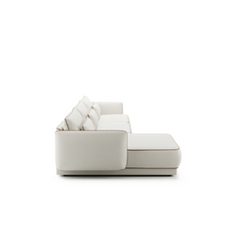 Colțar Modular Yvette, 340 cm, Perne cu Puf Natural, Spumă HR Premium, Design Luxury Contemporan