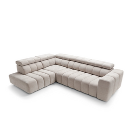 Colțar Noella, Extensie Electrică Șezut, Tetiere Reglabile, Spumă HR Premium, Design Modern Luxury