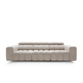 Canapea Modulară Noella, 287 cm, Tetiere Reglabile, Spumă HR Premium, Design Luxury Contemporan
