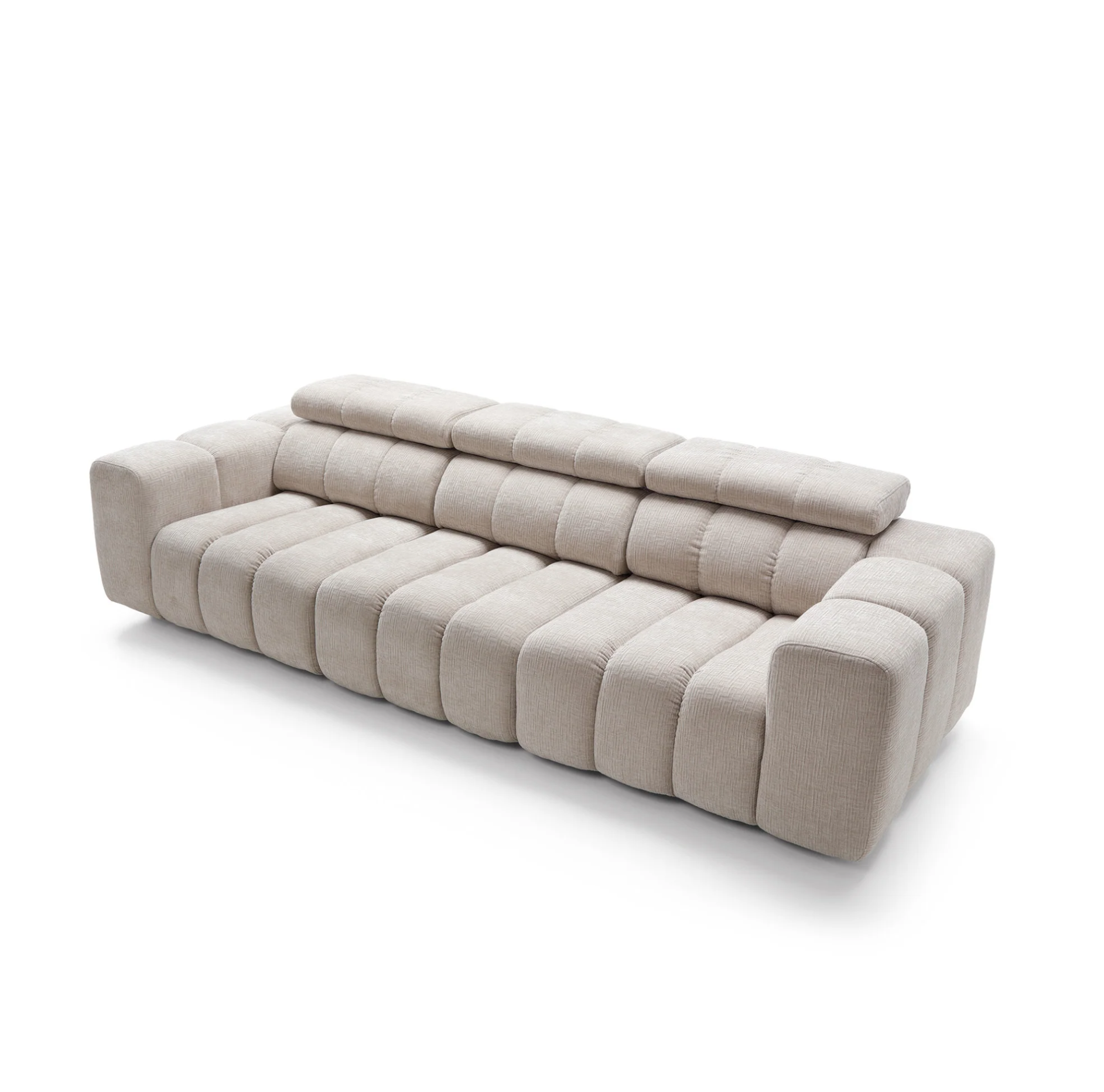 Canapea Modulară Noella, 287 cm, Tetiere Reglabile, Spumă HR Premium, Design Luxury Contemporan