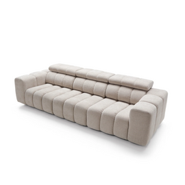 Canapea Modulară Noella, 287 cm, Tetiere Reglabile, Spumă HR Premium, Design Luxury Contemporan