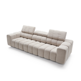 Canapea Modulară Noella, 287 cm, Tetiere Reglabile, Spumă HR Premium, Design Luxury Contemporan