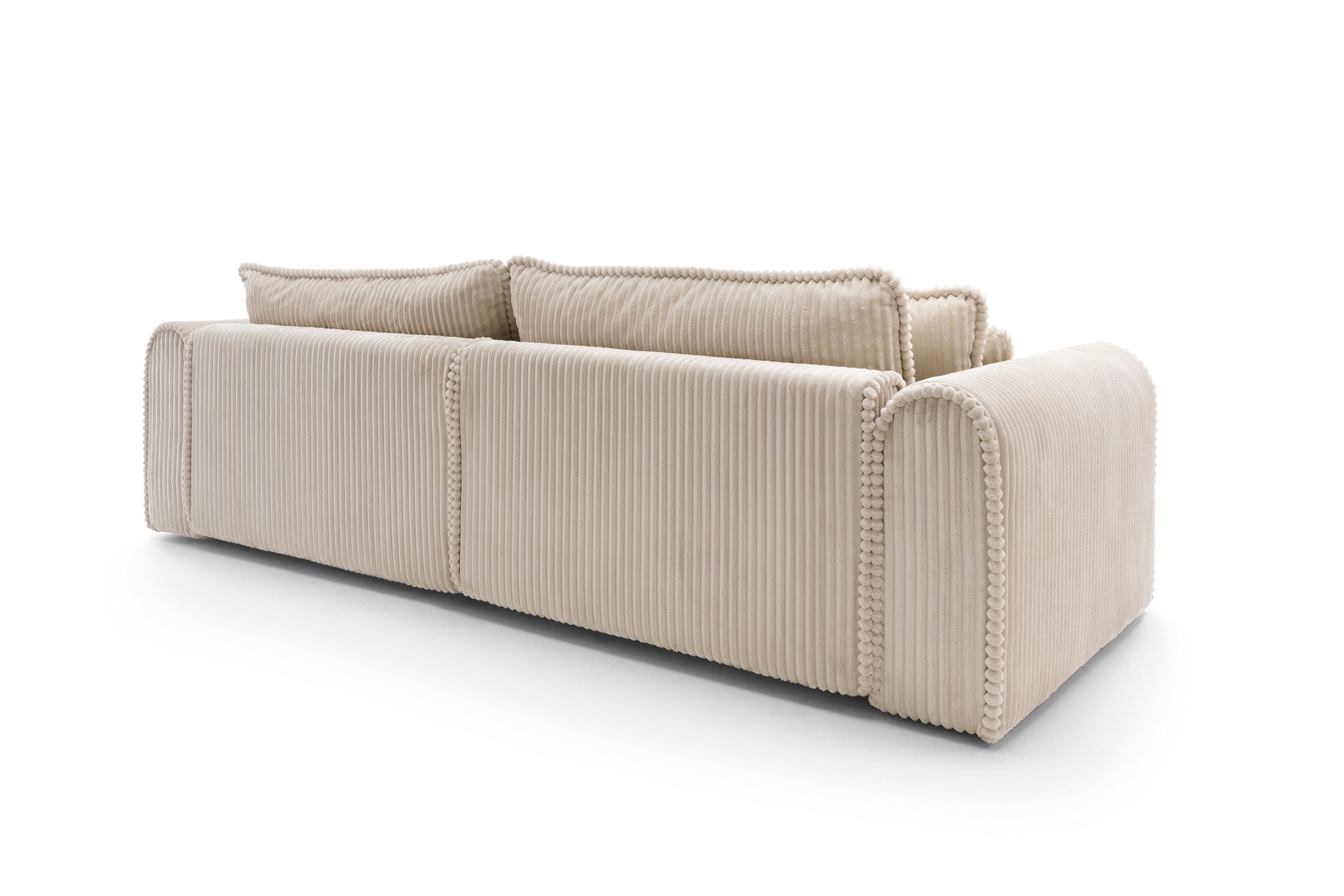 Canapea extensibilă Massimo XL, 4 în 1, 302 cm, Funcție Pat 240 x 180 cm, Ladă de Depozitare, Design Modern Premium