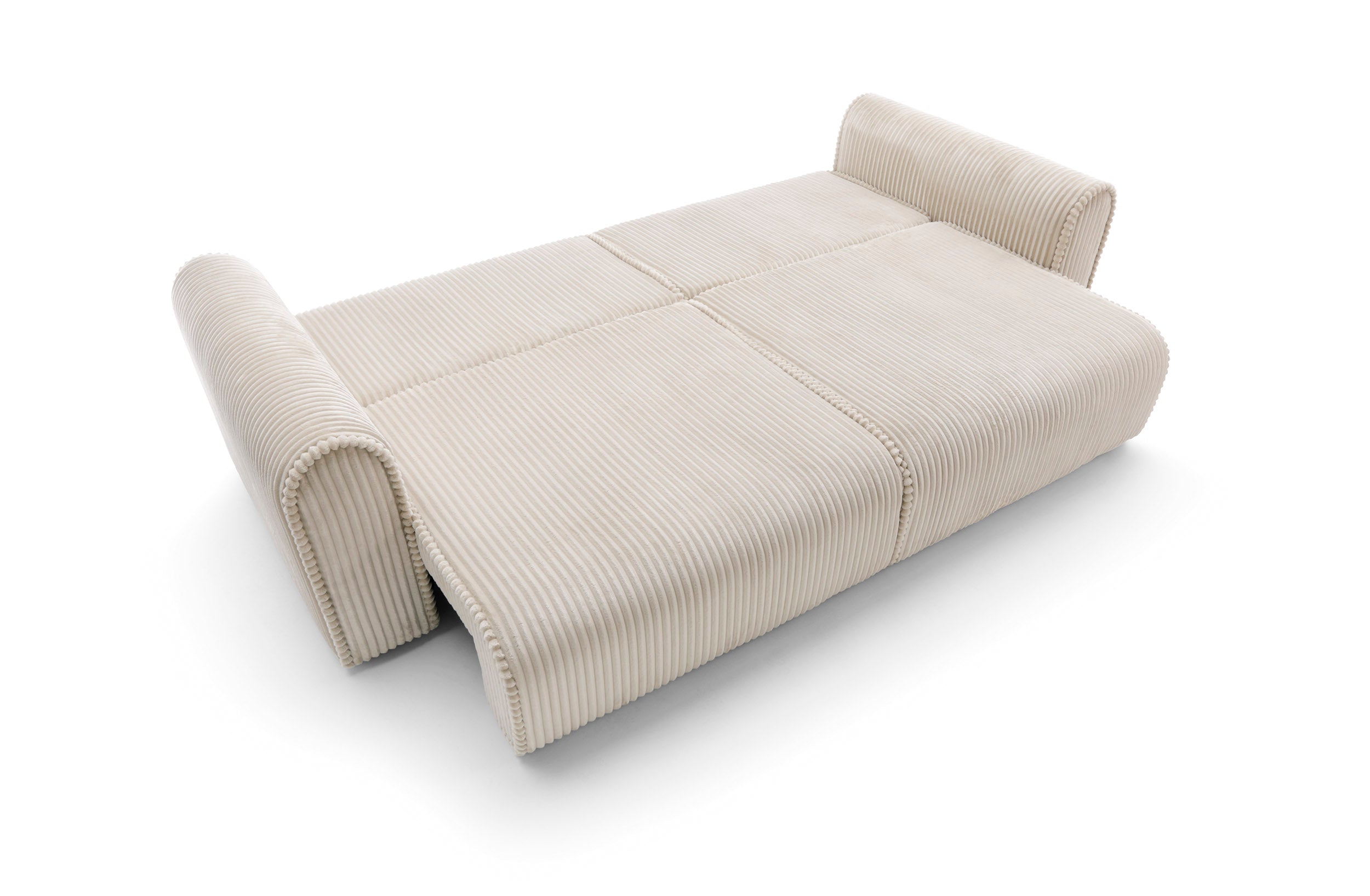 Canapea extensibilă Massimo XL, 4 în 1, 302 cm, Funcție Pat 240 x 180 cm, Ladă de Depozitare, Design Modern Premium