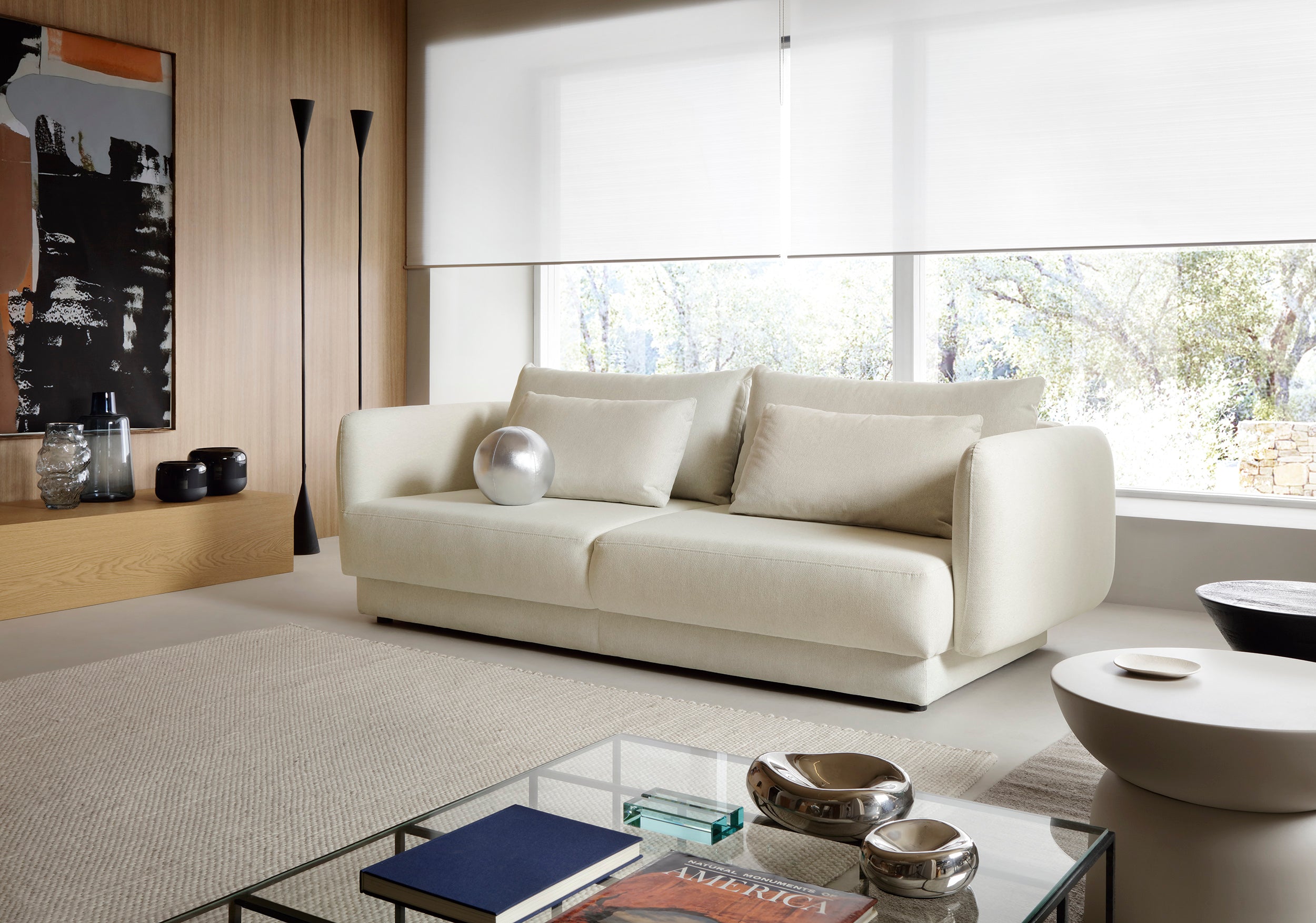 Canapea Extensibilă Elora, 245 cm, Funcție Pat 200 x 145 cm, Ladă de Depozitare, Design Modern Premium