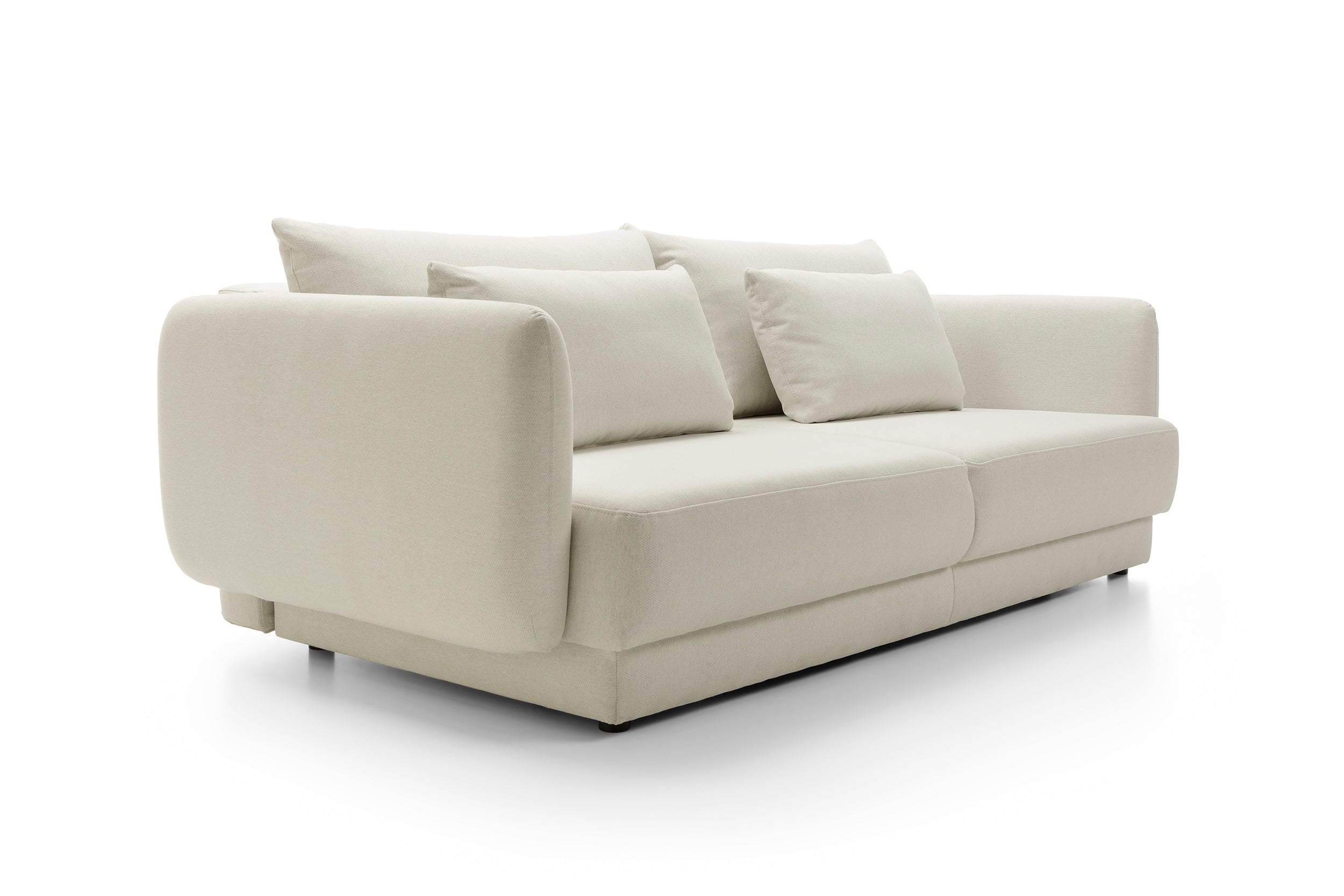 Canapea Extensibilă Elora, 245 cm, Funcție Pat 200 x 145 cm, Ladă de Depozitare, Design Modern Premium