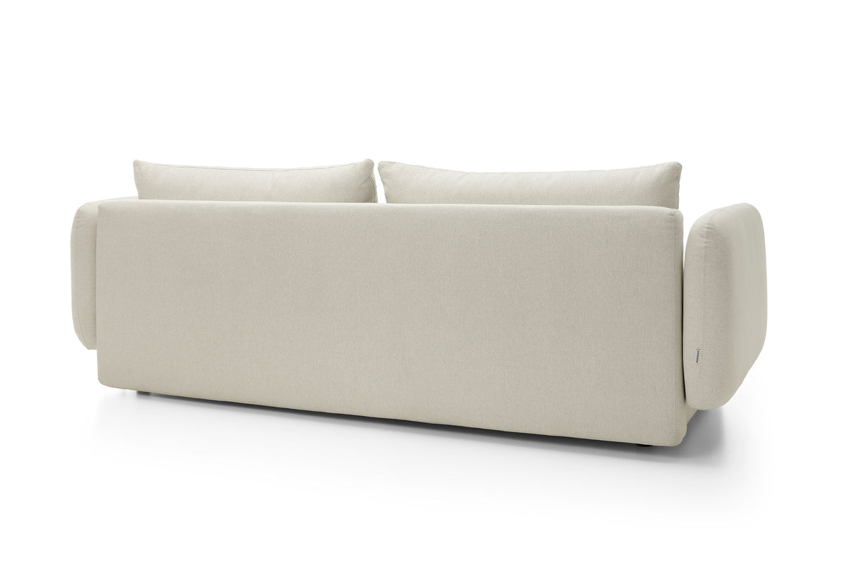 Canapea Extensibilă Elora, 245 cm, Funcție Pat 200 x 145 cm, Ladă de Depozitare, Design Modern Premium