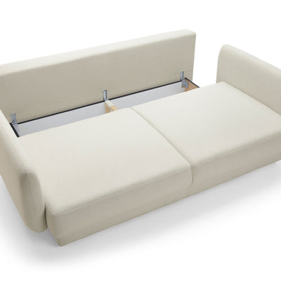 Canapea Extensibilă Elora, 245 cm, Funcție Pat 200 x 145 cm, Ladă de Depozitare, Design Modern Premium