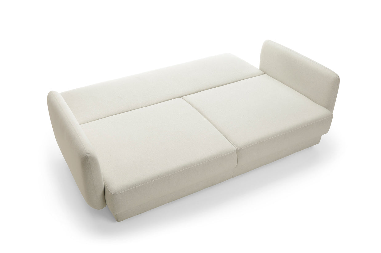 Canapea Extensibilă Elora, 245 cm, Funcție Pat 200 x 145 cm, Ladă de Depozitare, Design Modern Premium