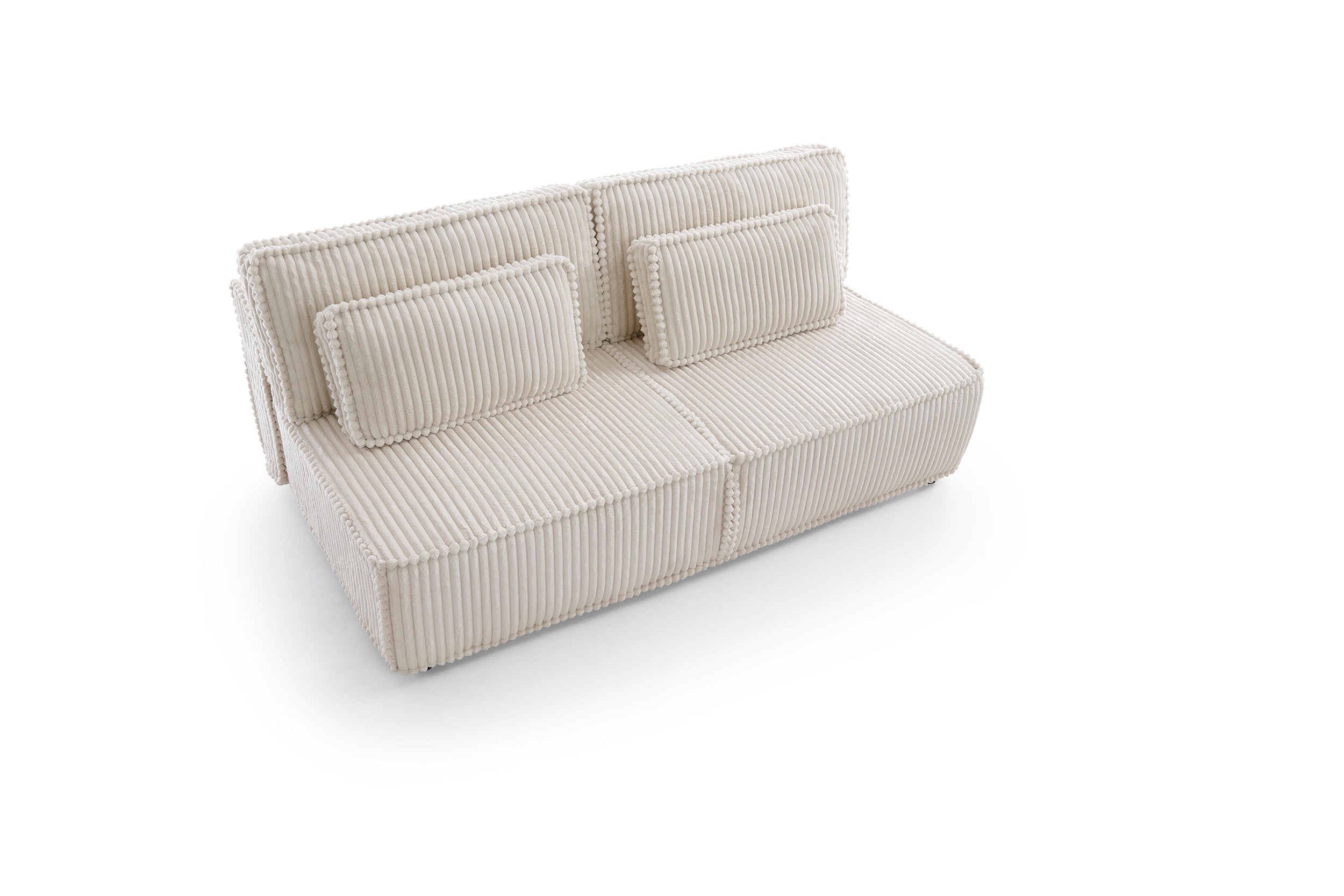 Canapea Extensibilă Sicilia, 200 cm, Funcție Pat 200 x 155 cm, Ladă de Depozitare, Design Modern Minimalist