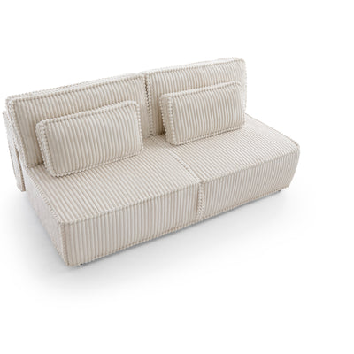Canapea Extensibilă Sicilia, 200 cm, Funcție Pat 200 x 155 cm, Ladă de Depozitare, Design Modern Minimalist
