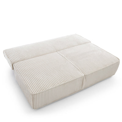 Canapea Extensibilă Sicilia, 200 cm, Funcție Pat 200 x 155 cm, Ladă de Depozitare, Design Modern Minimalist