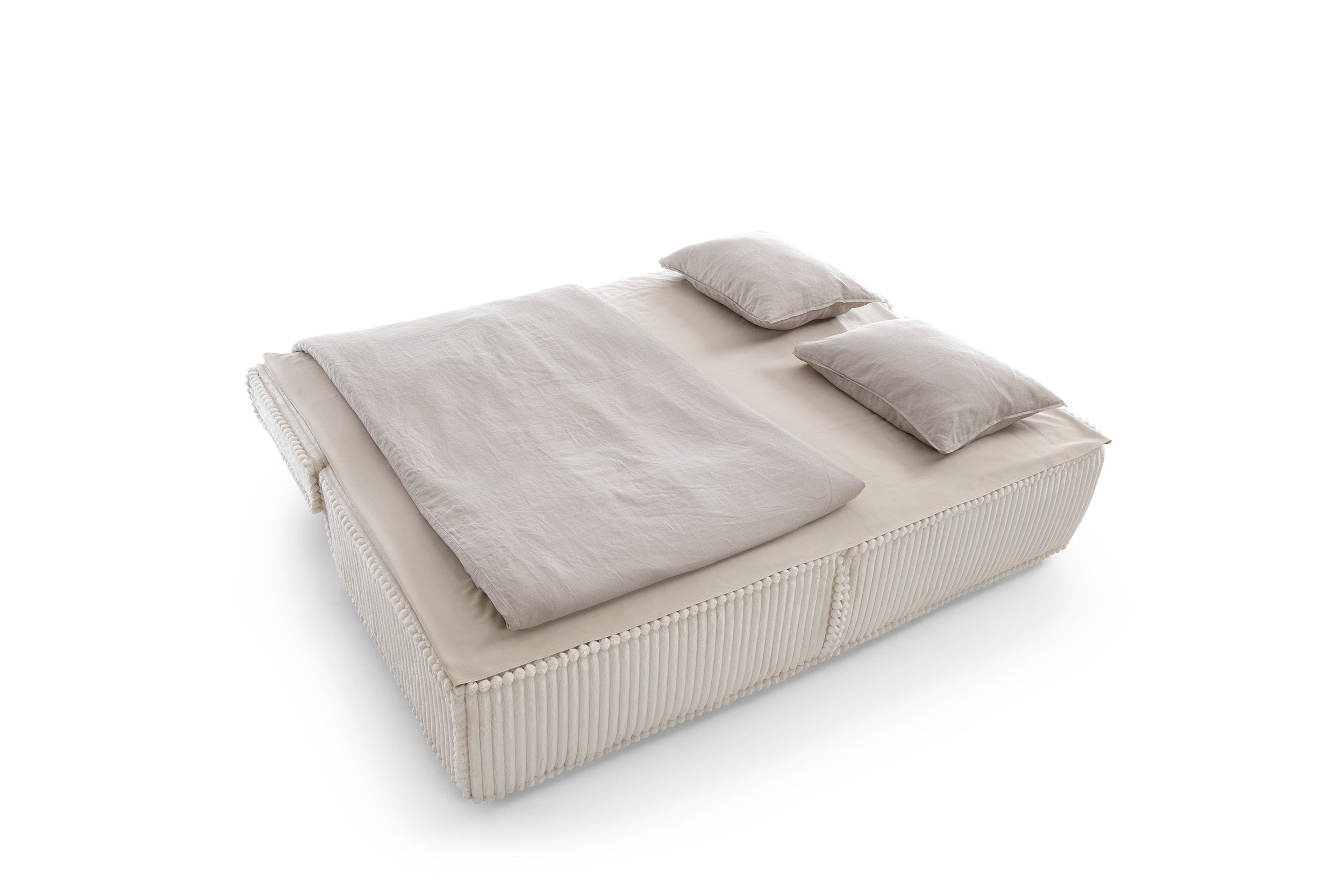Canapea Extensibilă Sicilia, 200 cm, Funcție Pat 200 x 155 cm, Ladă de Depozitare, Design Modern Minimalist