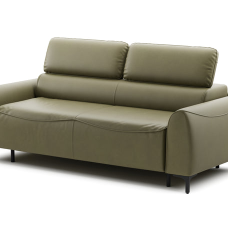 Canapea Extensibilă Modena, 208 cm, Pat 200 x 140 cm, Sistem Italian, Tetiere Reglabile, Design Modern Premium