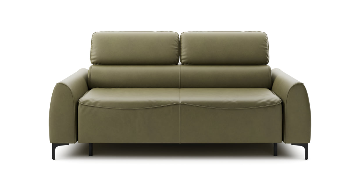 Canapea Extensibilă Modena, 208 cm, Pat 200 x 140 cm, Sistem Italian, Tetiere Reglabile, Design Modern Premium