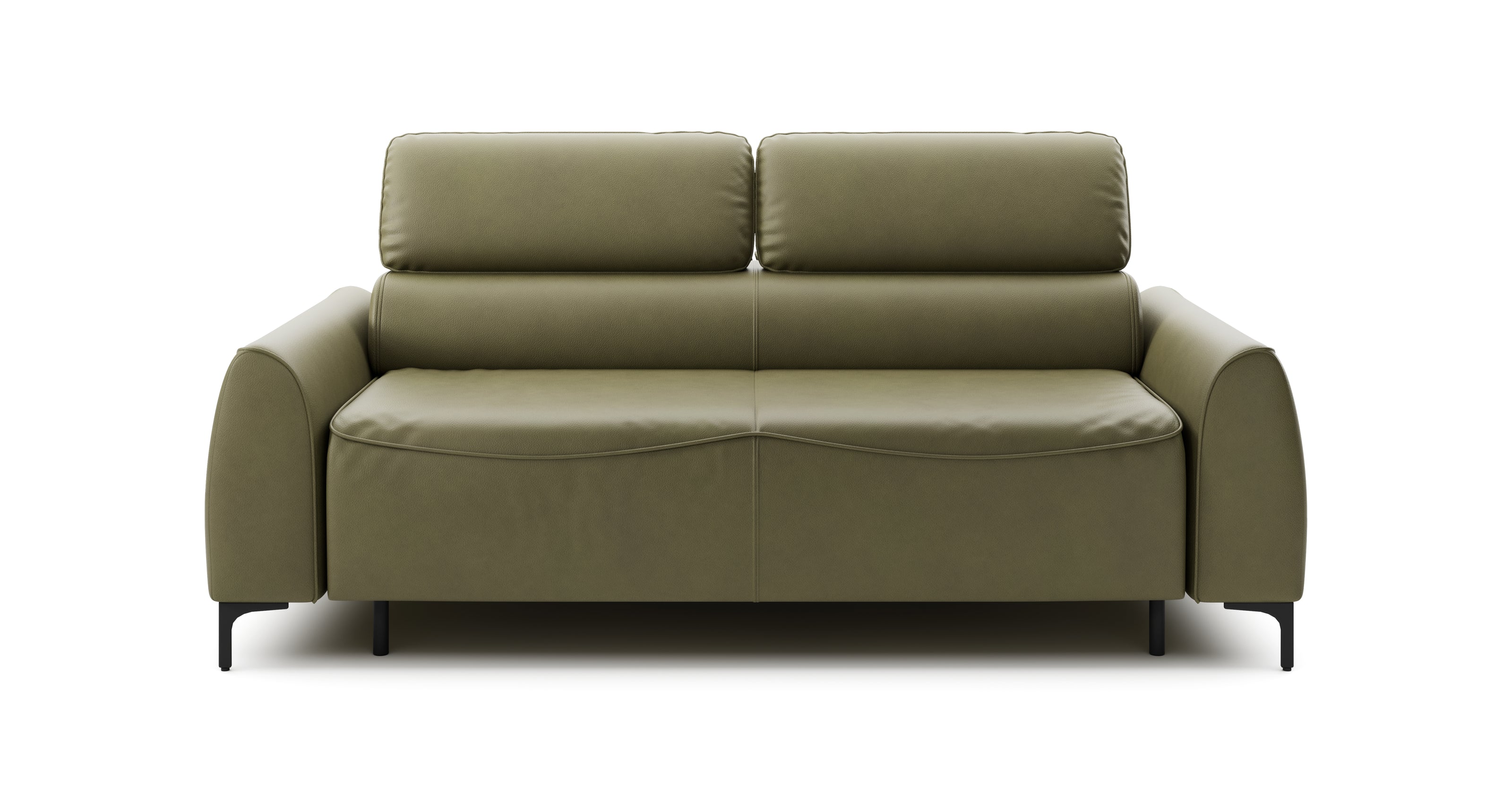 Canapea Extensibilă Modena, 208 cm, Pat 200 x 140 cm, Sistem Italian, Tetiere Reglabile, Design Modern Premium