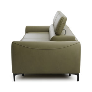Canapea Extensibilă Modena, 208 cm, Pat 200 x 140 cm, Sistem Italian, Tetiere Reglabile, Design Modern Premium