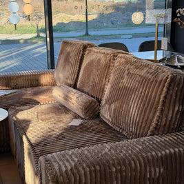 Colțar Extensibil Riva, 255 cm, Pat 200 x 160 cm, Șezlong 170 cm, Design Modern Premium