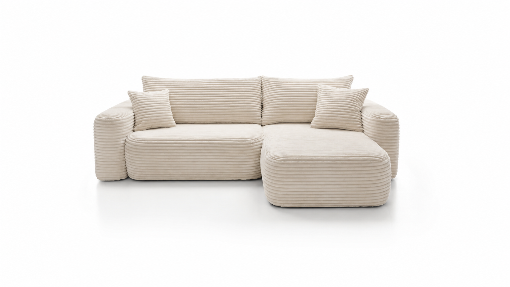 Colțar Extensibil Milo, 273 x 158 cm, Funcție Pat, Design Modern Premium, Confort Superior