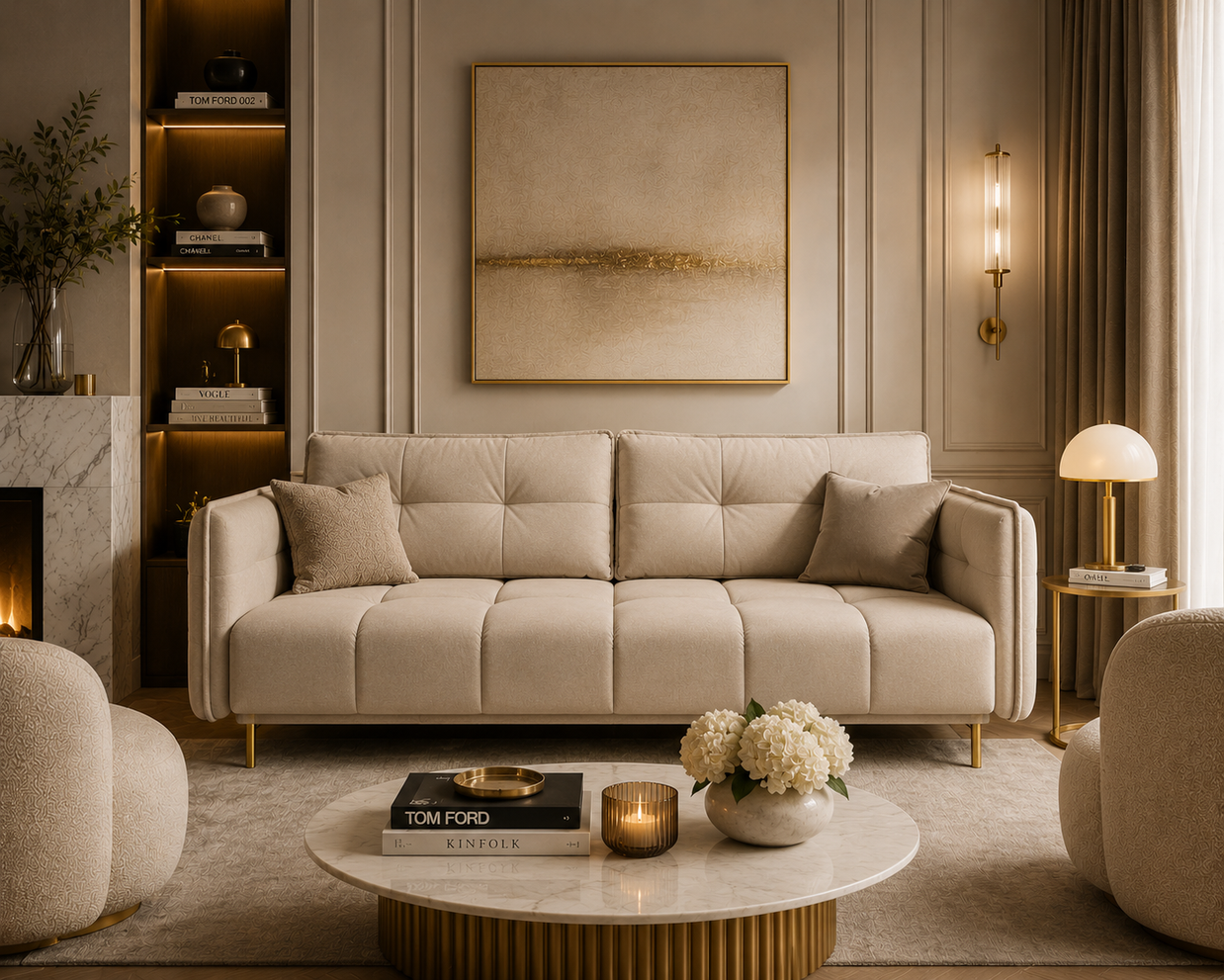 Canapea Extensibilă Cairo, 222 cm, Funcție Pat 200 x 140 cm, Ladă de Depozitare, Pocket Spring, Design Modern Premium