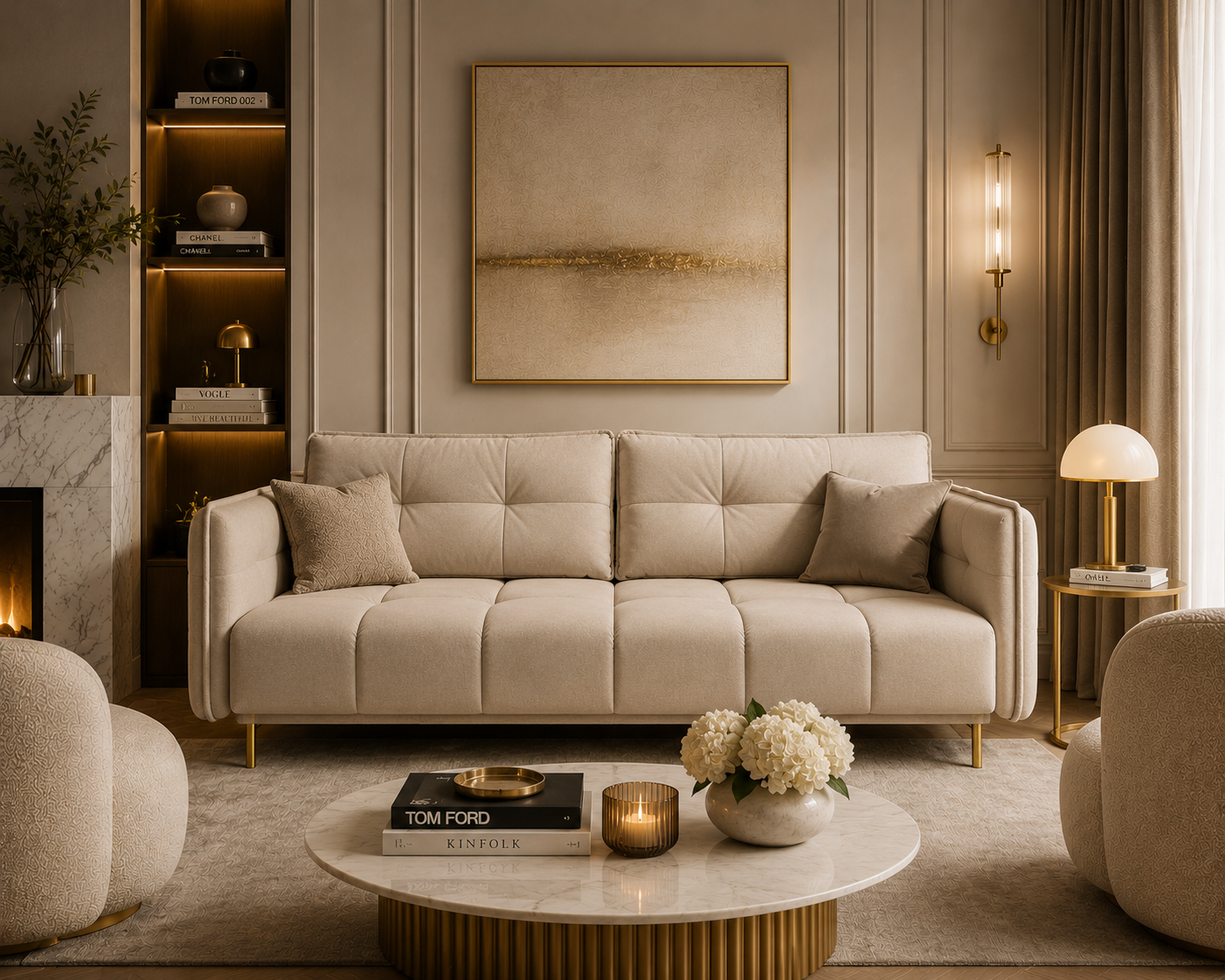 Canapea Extensibilă Cairo, 222 cm, Funcție Pat 200 x 140 cm, Ladă de Depozitare, Pocket Spring, Design Modern Premium