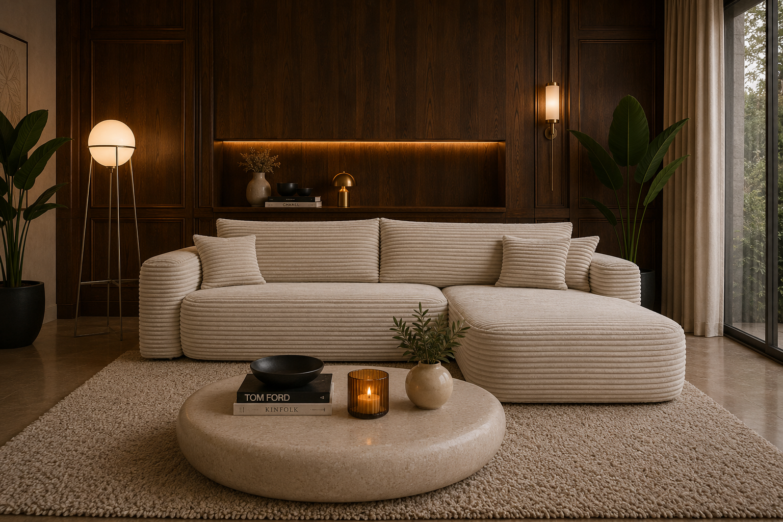 Colțar Extensibil Milo, 273 x 158 cm, Funcție Pat, Design Modern Premium, Confort Superior