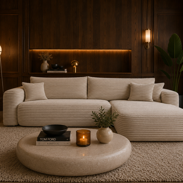 Colțar Extensibil Milo, 273 x 158 cm, Funcție Pat, Design Modern Premium, Confort Superior