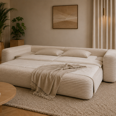 Colțar Extensibil Milo, 273 x 158 cm, Funcție Pat, Design Modern Premium, Confort Superior